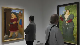 Inauguración exposición Fernando Botero Museo Goya