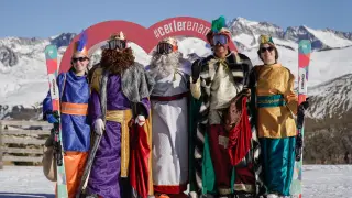 Los Reyes Magos visitan Cerler y Formigal