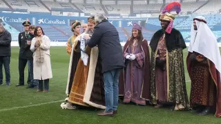 Los Reyes Magos llegan a Zaragoza: ambiente en La Romareda