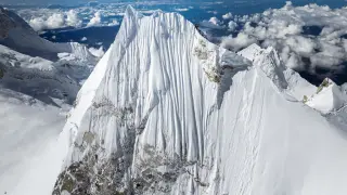 Cumbre del Manaslu (8.163 metros de altura sobre el nivel del mar)