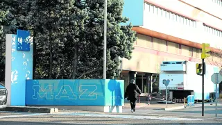 Exterior del Hospital MAZ (Mutua de Accidentes de Zaragoza), esta semana.