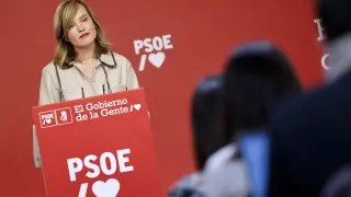Rueda de prensa tras la Ejecutiva del PSOE