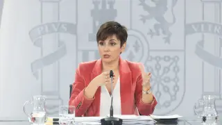 La ministra portavoz del Gobierno, Isabel Rodríguez