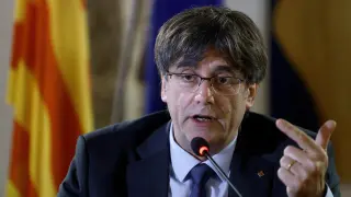 Foto de archivo del expresidente de la Generalitat catalana Carles Puigdemont