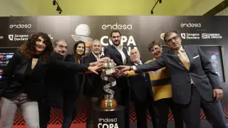 Sorteo Copa de la Reina 2023 celebrado este jueves en el Ayuntamiento de Zaragoza.