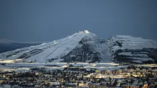 La mina está ubicada cerca de la ciudad de Kiruna