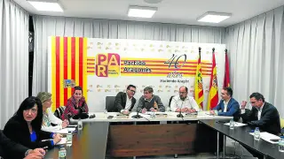 Ejecutiva del PAR celebrada el pasado 2 de diciembre, cuyos acuerdos son ahora motivo de discusión.