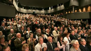 Celebración del centenario del Centro Aragonés de Barcelona en 2009, en su Teatro Goya.