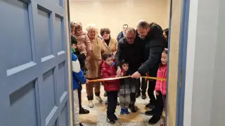 Inauguración de la escuela infantil de Cartuja de Monegros.