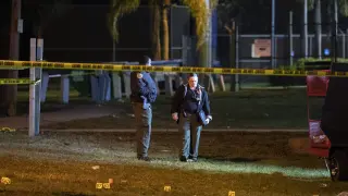 Ocho personas heridas en Fort Pierce, Florida, Estados Unidos. USA CRIME SHOOTING