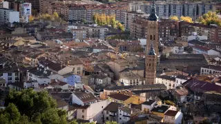 Vista panorámica del casco urbano de Calatayud.