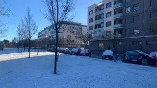 Huesca amanece cubierta de nieve: las mejores imágenes que dejan las redes
