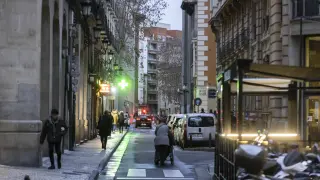 La calle de San Jorge, en el Casco Histórico, una de las más conflictivas según Stop Ruidos.