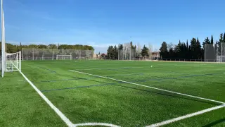 Uno de los campos de fútbol del CDM Mudéjar