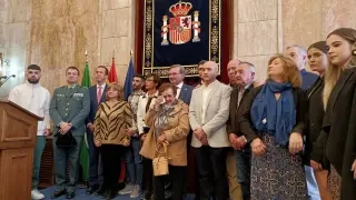Acto de entrega de diplomas de reparación a los familiares de víctimas del Caso Almería.