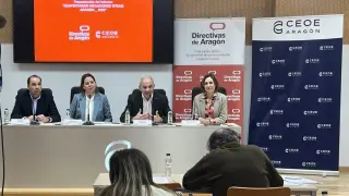 Presentación del informe 'Despertando vocaciones STEAM en Aragón-2023' realizado por CEOE Aragón y Directivas de Aragón.