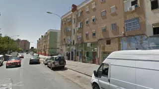 Calle Geranio, en Huelva.