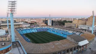 Foto del estadio municipal de La Romareda en Zaragoza