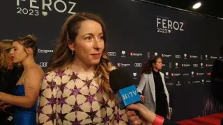 Pilar Palomero, en la alfombra roja de los Premios Feroz 2023