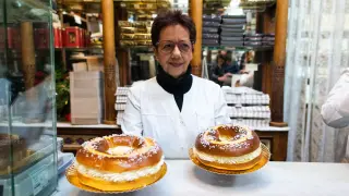 Los roscones de la pastelería Fantoba.
