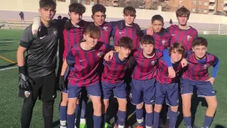 Once inicial SD Huesca infantil en el campo del Balsas | DH Infantil