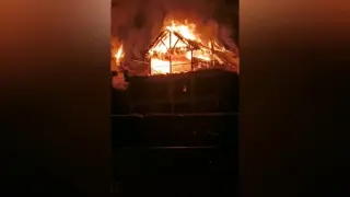 Un incendio arrasa una vivienda en Panticosa