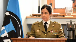 La general Patricia Ortega.