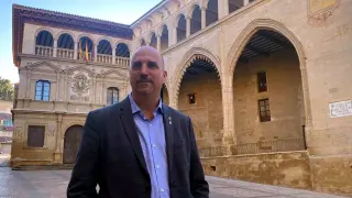 El candidato de Teruel Existe a la alcaldía de Alcañiz, el senador Joaquín Egea.