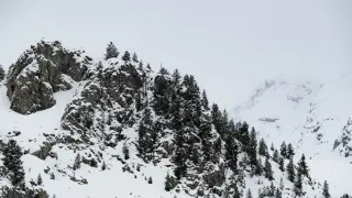 Fotos de la nevada en el pirineo oscense este martes