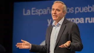 Jorge Azcón en la jornada 'La España de los pueblos y la Europa rural', organizada por el PP en Teruel