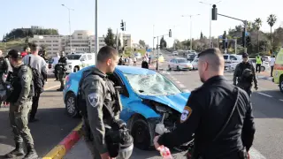 Dos muertos y cinco heridos en presunto atropello intencionado en Jerusalén