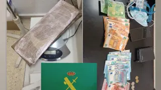 La Guardia Civil incautó droga y dinero en efectivo