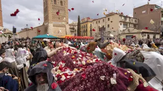 Uno de los momentos más conocidos en la recreación de Las Bodas, el funeral de Isabel de Segura y Diego de Marcilla.