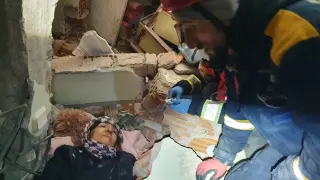 Terremotos rescates Bomberos de Zaragoza