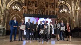 Entrega de las medallas de los amantes del centro de iniciativas turísticas de Teruel