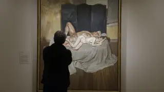 Foto de la exposición 'Lucian Freud. Nuevas Perspectivas', dedicada al pintor británico en el Museo Nacional Thyssen-Bornemisza