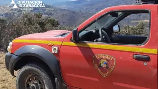 Un vehículo de los bomberos de la DPZ.