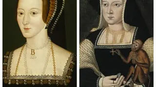 Ana Bolena y Catalina de Aragón
