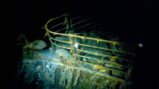 Imágenes inéditas de los restos del Titanic.