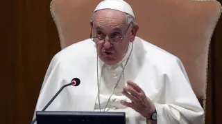 Pope Francis at the conference promoted by the Dicastery for the Laity, the Family and Life