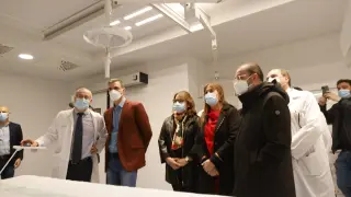 Visita de Pedro Sánchez al hospital Clínico de Zaragoza