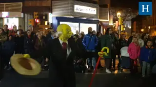 La familia Simpson arrasa en el carnaval de Zaragoza