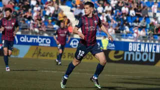 Juanjo Nieto, durante el partido del domingo ante el Granada.