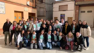 BUENAS Fotos de la visita al colegio rural Ramón y Cajal de Alpartir (Zaragoza)