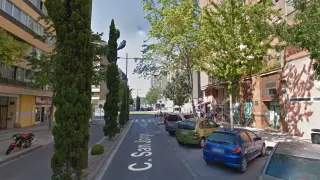 Calle San Jorge en Huesca.