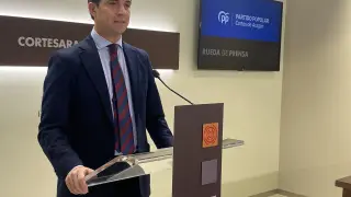 El diputado del PP Ramón Celma en las Cortes de Aragón.