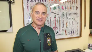 Fernando Rivero es capitán del Servicio de Montaña de la Guardia Civil, con sede en Jaca.