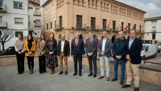 Reunión de la mesa de las Cortes de Aragón en Ateca