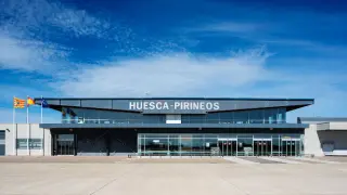 Terminal del aeropuerto Huesca-Pirineos.