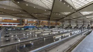 Una imagen de la estación de trenes de Delicias.